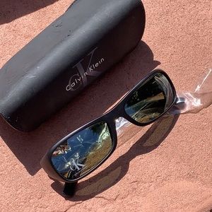 Vintage Calvin Klein Matte black Doggers glasses